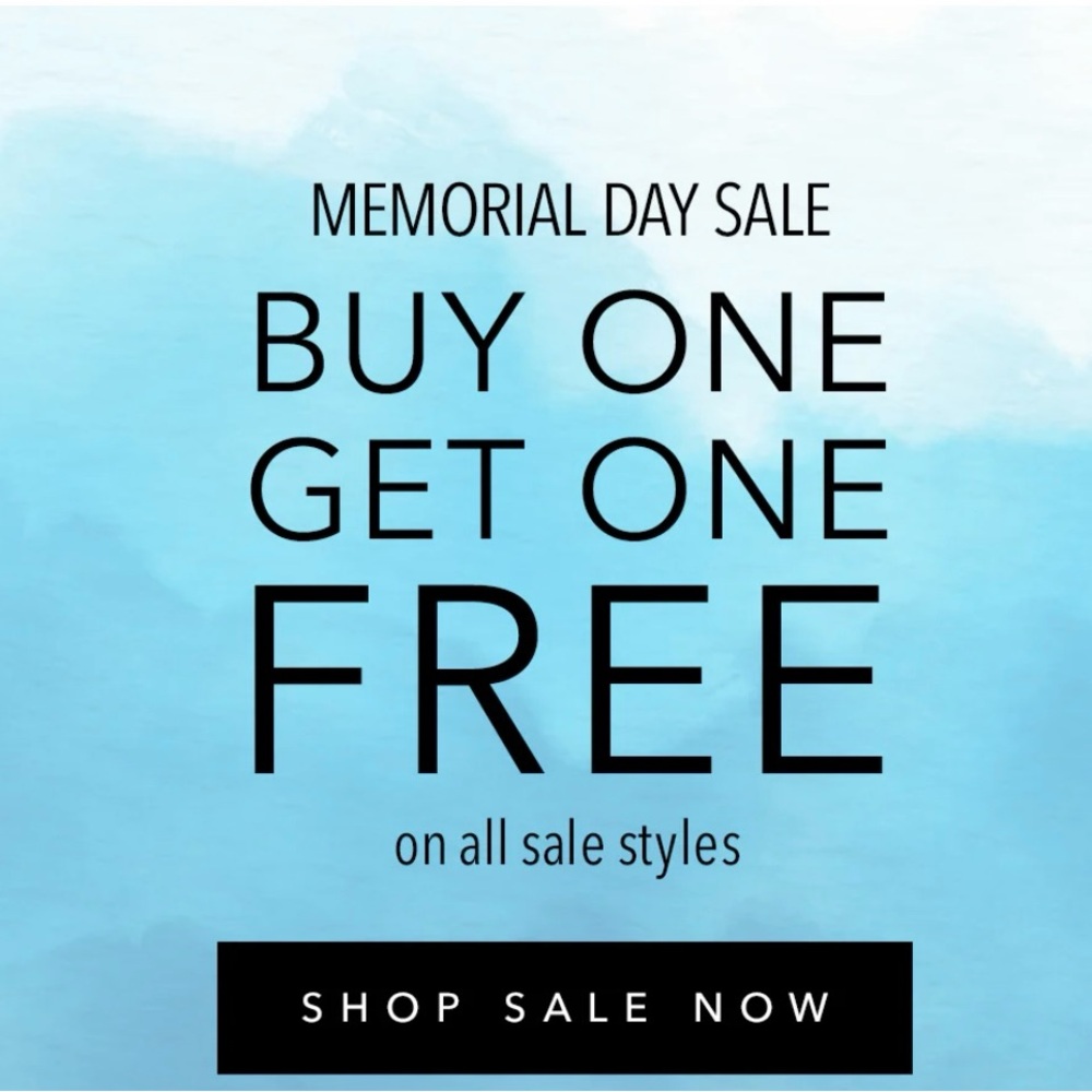 Buy one get one free on all items! The lesser items are free! End 5/28/24 at 12